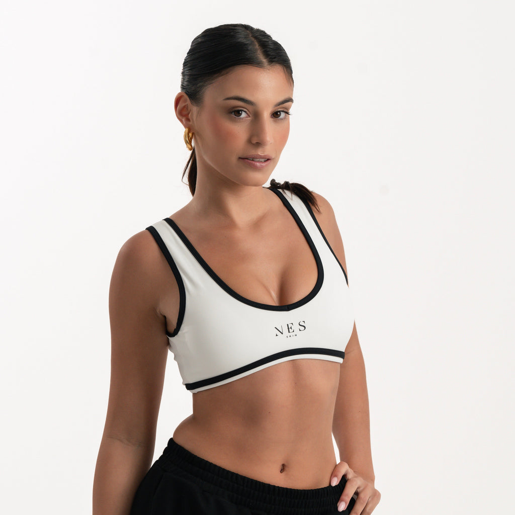 Sculpt Top - White