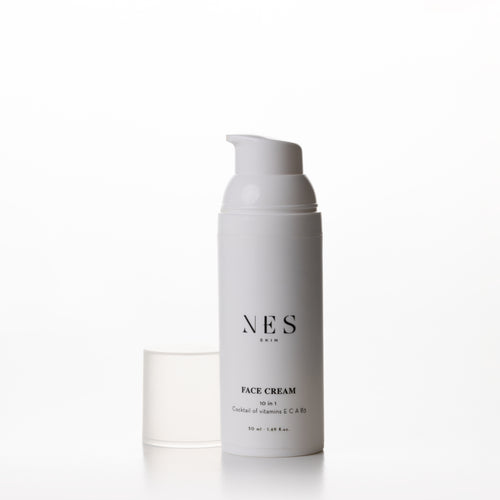Creme Facial Vitaminas A E C B3